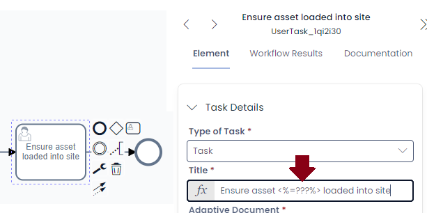 Task title with a question mark for the lodash